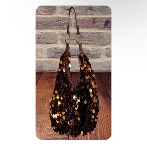 Sequin Brown Women's Bag